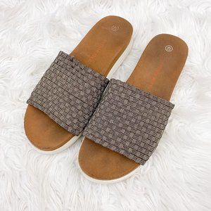 Bernie Mev Capri Platform Woven Sandal 10